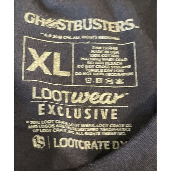 GHOSTBUSTERS AFTERLIFE MINI PUFT  T-SHIRT SZ XL Lootwear Exclusive Blue Tee - Picture 5 of 5